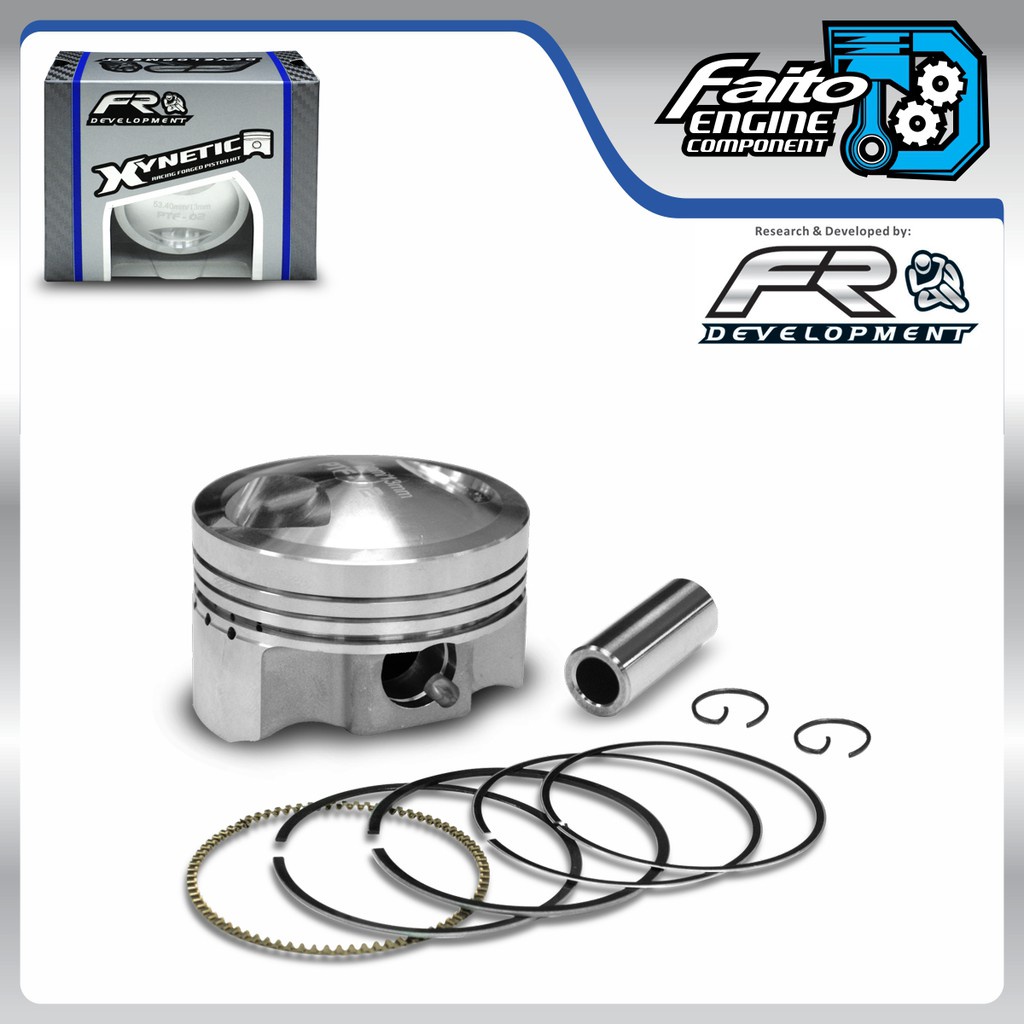 FAITO Piston Seher Kit Forging 50.25 Pin 13 Forged XYNETIC Supra X/ Beat/ Revo/ Jupiter Z/ Jupiter 1