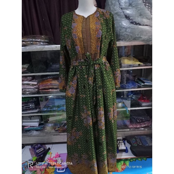 gamis muslimat NU/gamis seragam NU/gamis batik muslimat