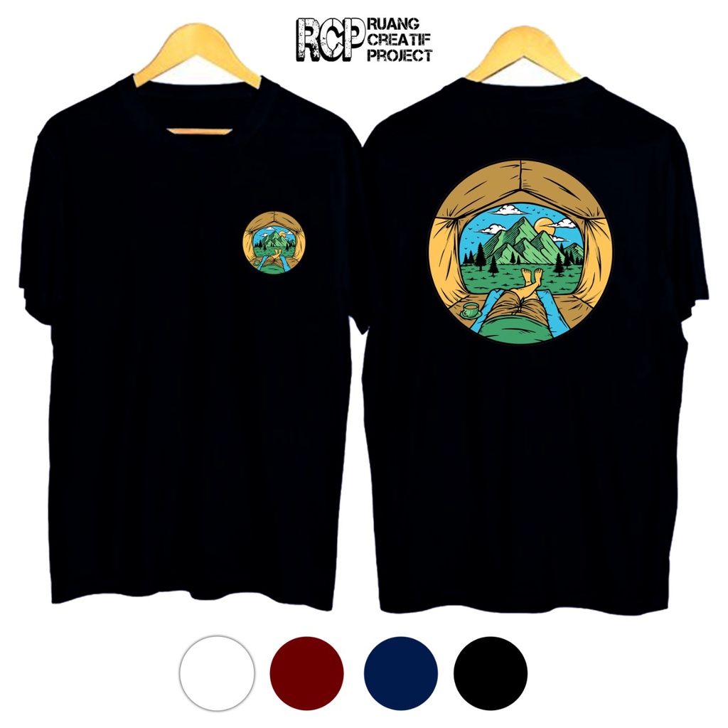 Kaos Sablon / Sablon kaos ADVENTURE / kaos cutton combed / Sablon DTF berkualitas