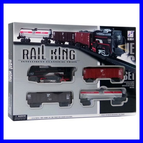 Mainan Kereta Api Rail King 19 Pcs dan 13 Pcs