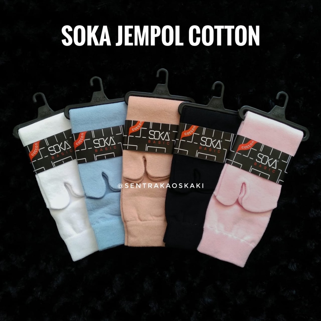 Soka Kaos Kaki Jempol Katun Cotton Size M