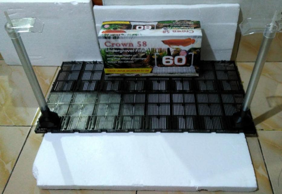 PROMO Undergravel Filter Aquarium 60 Cm / tatakan bawah aquarium / dekorasi aquarium aquascape / UGV