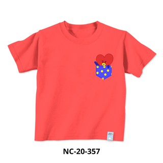  Baju  Kaos  BT21 Pocket Characters BTS Untuk Bayi Dewasa 