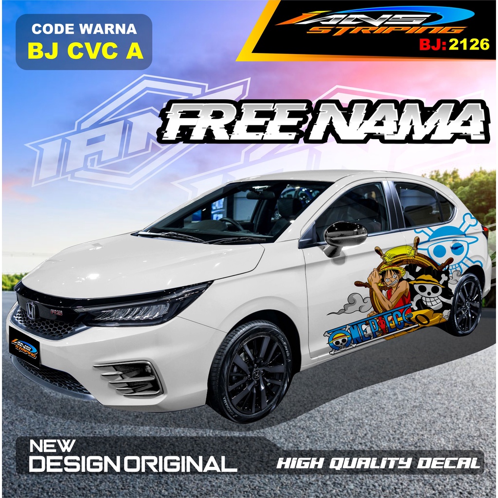 DECAL STIKER MOBIL HONDA CITY / VARIASI STICKER MOBIL HONDA BRIO / STIKER MOBIL JAZZ / DECAL STIKER MOBIL AVANZA AYLA