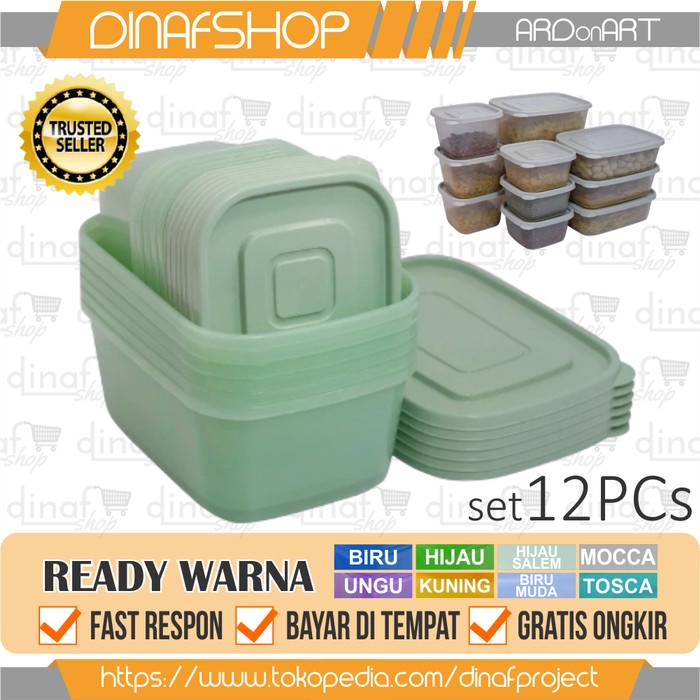 

Tempat Kotak Wadah Penyimpanan Makan Makanan Bahan Plastik Set B184 - Random - BARU