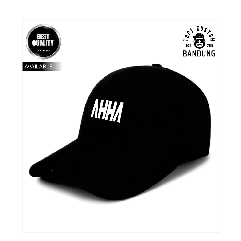 Topi Baseball  AHHA Pria Wanita Topi Jaring Jala AHHA Baseball Cap Bisa Tulis Nama Bisa COD Gratis Masker Original High Premium Quality