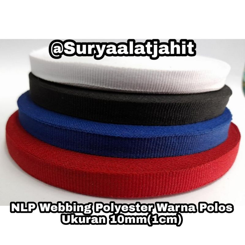 NLP Webbing Polyester 3/8in (1cm) Polos =rp.11.000/1pcs