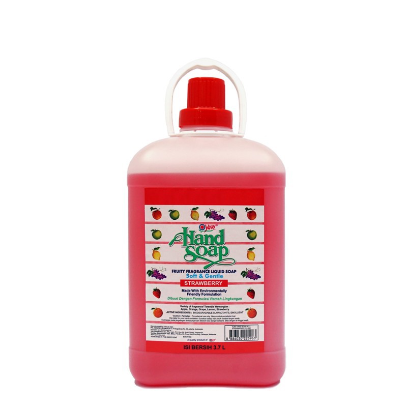 Yuri Hand Soap Sabun Pencuci Tangan Refill 3.7 Liter