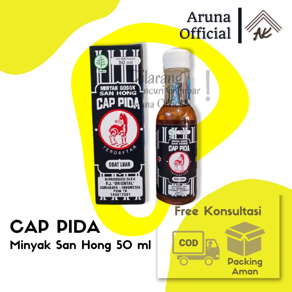 Minyak Sanhong Cap Pida 50 ml