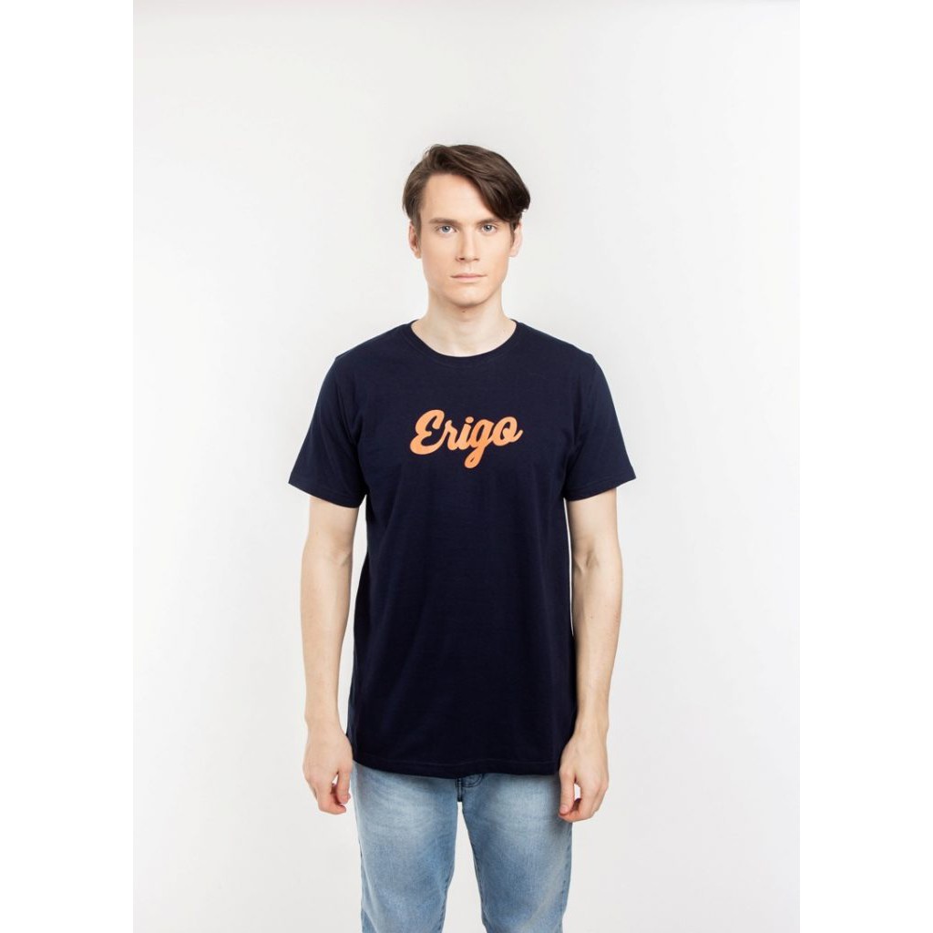 

Erigo T-Shirt Basic Orange Navy