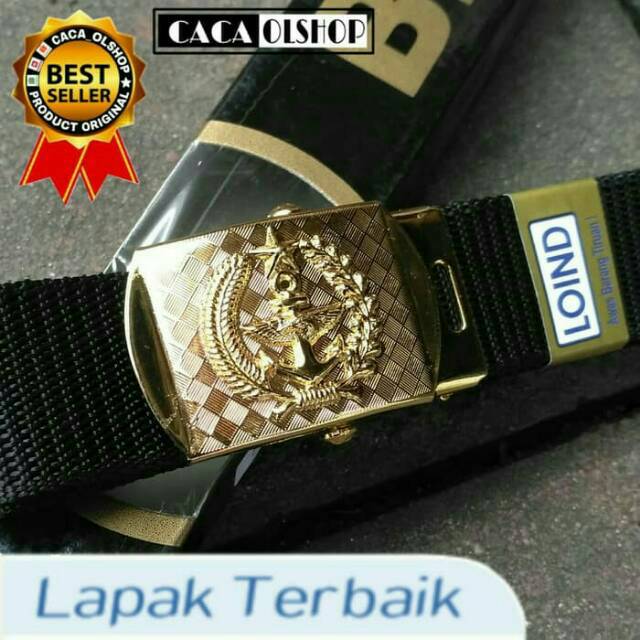 Sabuk/Gesper/Ikat Pinggang PDH TNI/Abri Loind Batik Catur