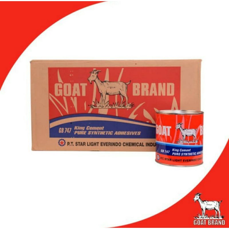 Lem kambing / Lem goat kaleng besar 600gr