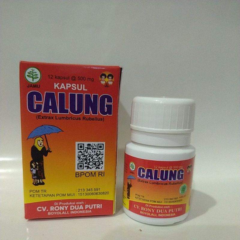 

obat herbal panas dan demam calung 12 kapsul cacing