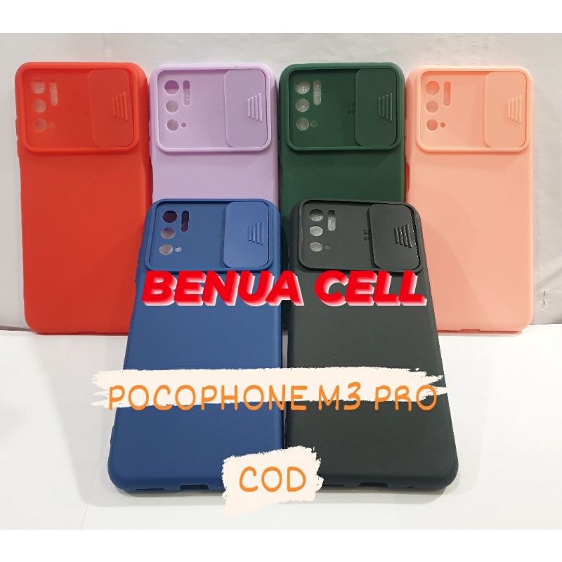 CASE SLIDE XIAOMI POCOPHONE M3 PRO -SLIDE CASE PELINDUNG KAMERA POCOPHONE M3 PRO -BC