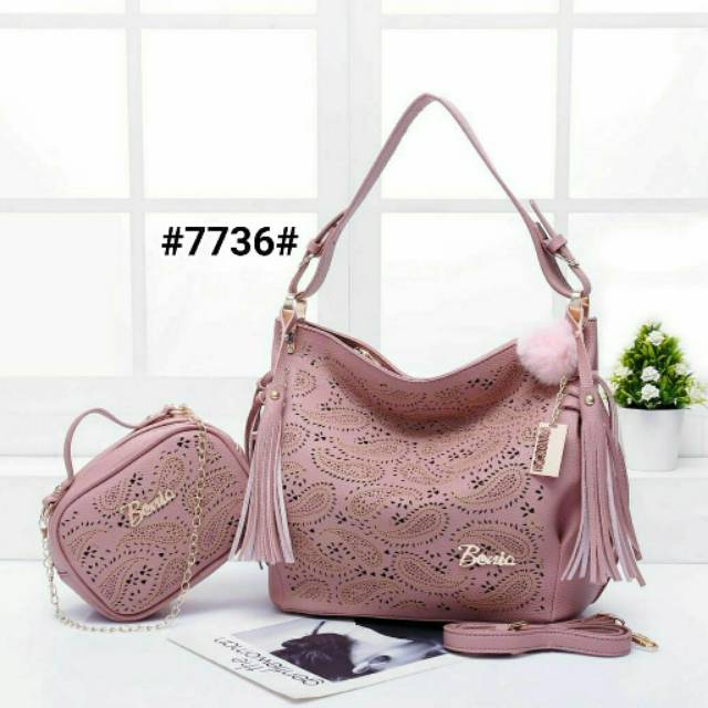 BONIA HOBO Bag
Set 2 in one
Series # 7736 #