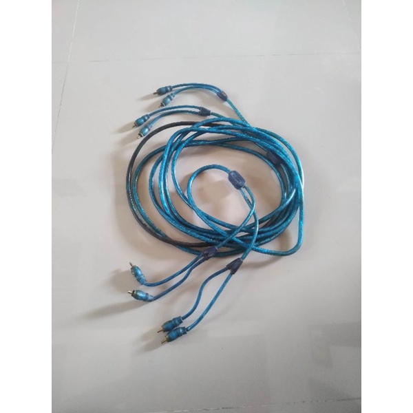 kabel rca audio mobil bekas stinger 4 chanel bagus