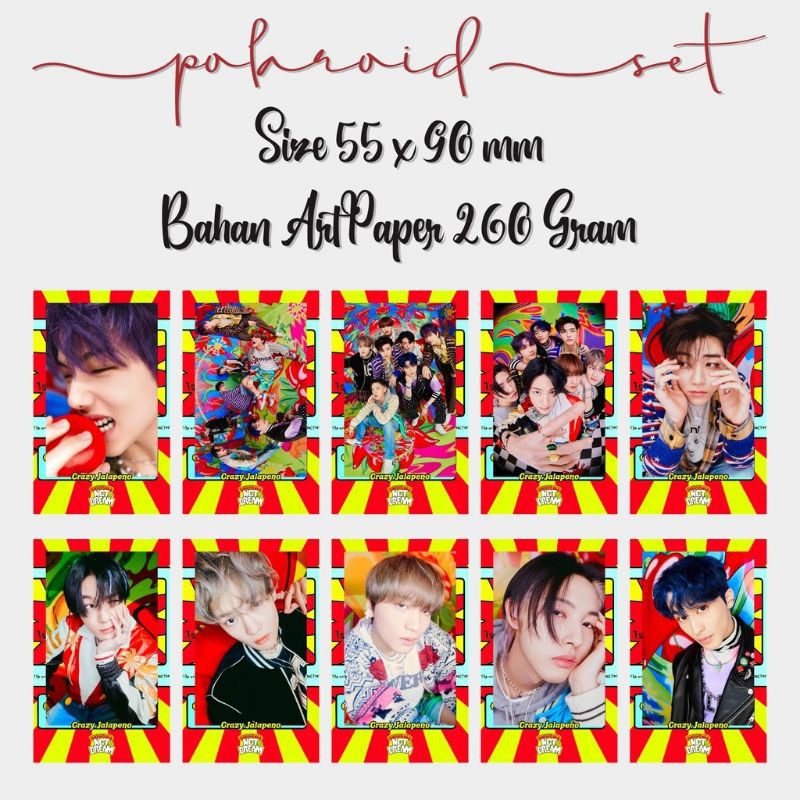 Paket Polaroid NCT Dream Hot Sauce Jalapeno Dreamverse