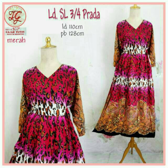 Gajah Putih Daster Longdress Batik Prada Jodha