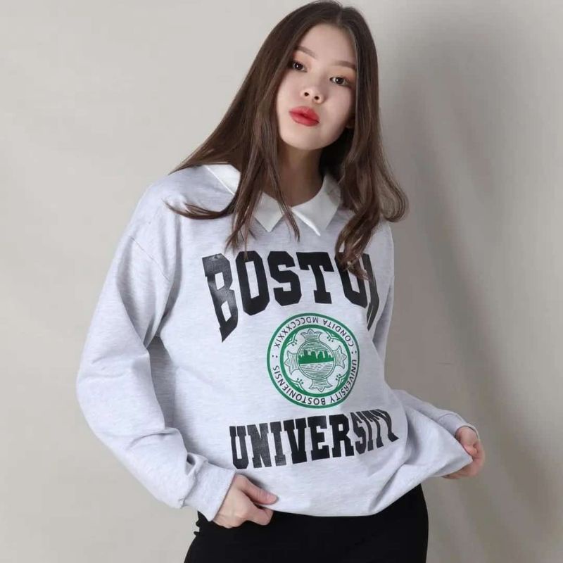 Buston sweater outerwear basic fashion remaja