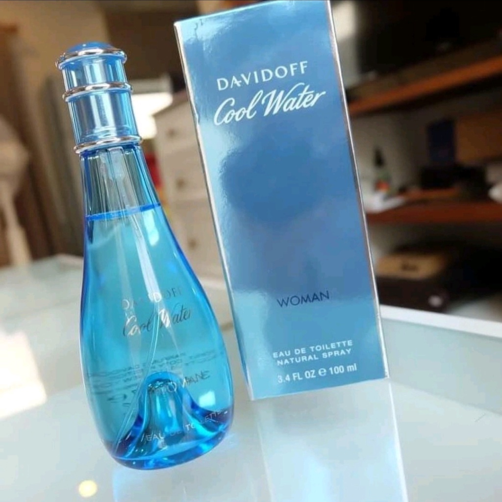 PARFUME PARFUM WANITA DAVIDOFF COOL WATER WOMAN 100 ML ORI SINGAPORE