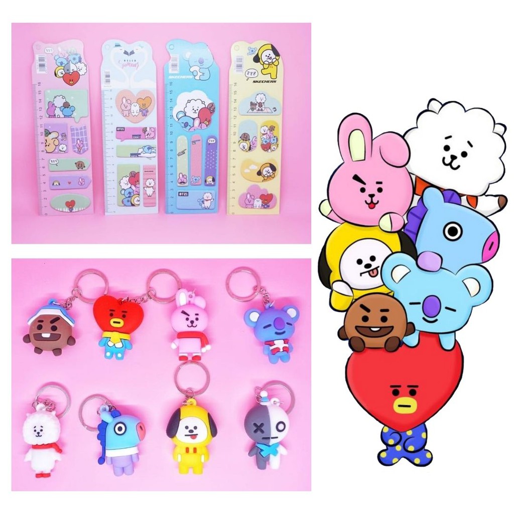 PAKET SUPER LENGKAP BT21 BTS ALAT TULIS BANGTANBOYS TERMURAH IMPORT PERLENGKAPAN SEKOLAH ANAK GROSIR