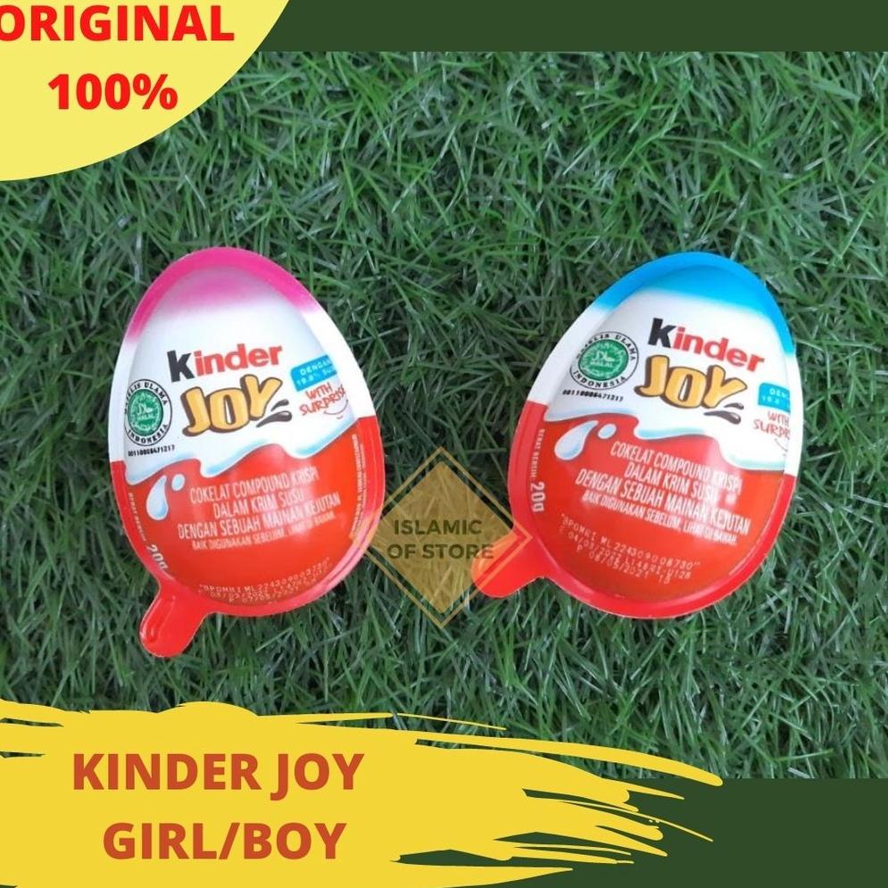 

(PROMO GZK62) KINDER JOY CHOCOLATE / COKLAT KINDERJOY BOY/ GIRL 20 GR HALAL MUI ✭