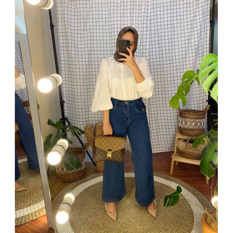 Boyfriend Jeans Culottes Premium