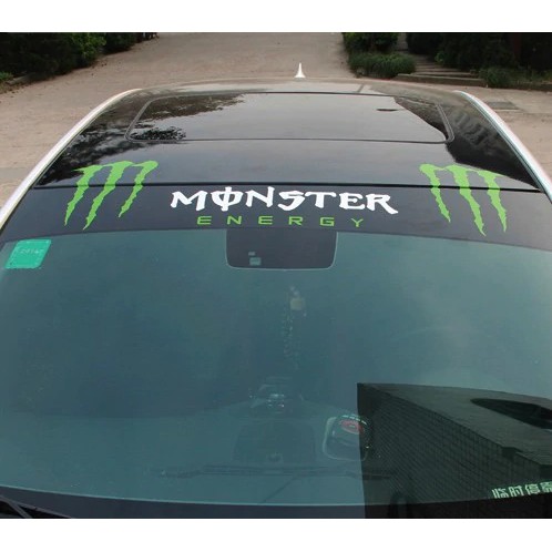 Stiker Cutting Monster Energy Untuk Kaca Dan Bodi Mobil Shopee