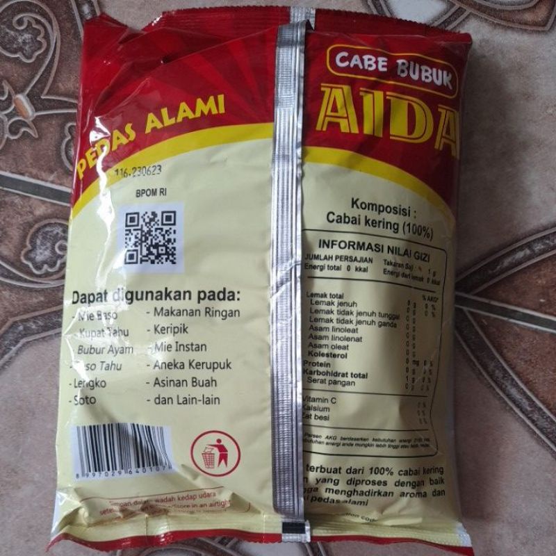 aida cabe bubuk pedas 500 gram