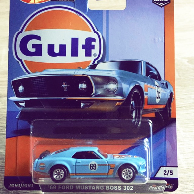Hotwheels Mustang gulf