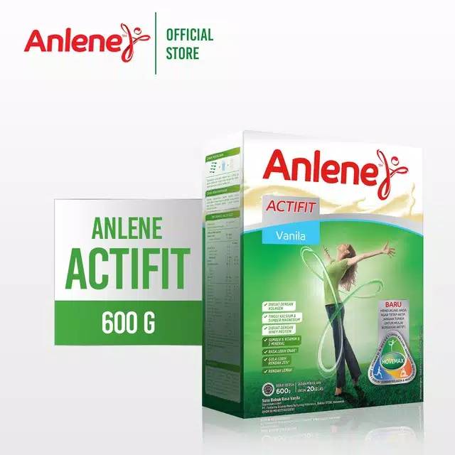 

Anlene Actifit Susu Vanila Box - 600gr