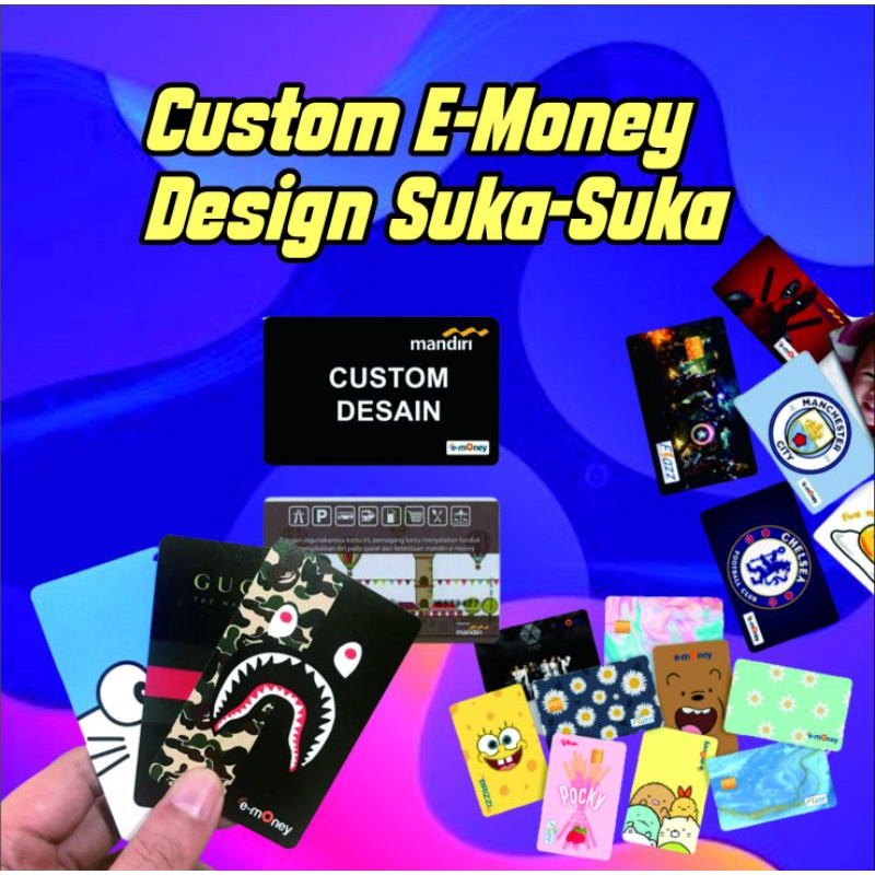 Custom Kartu E-money / E-money Card Custom / Cetak Kartu E-money