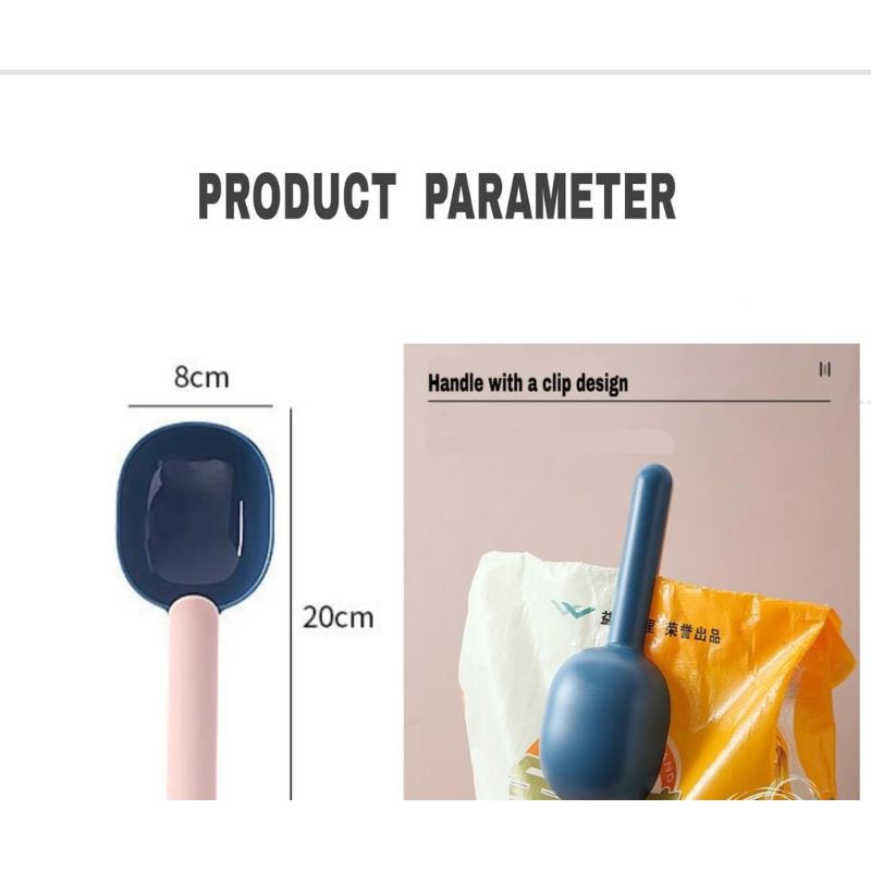 Laristerus79 SENDOK TAKAR JEPIT 2in1 jepitan takaran kopi beras tepung makanan