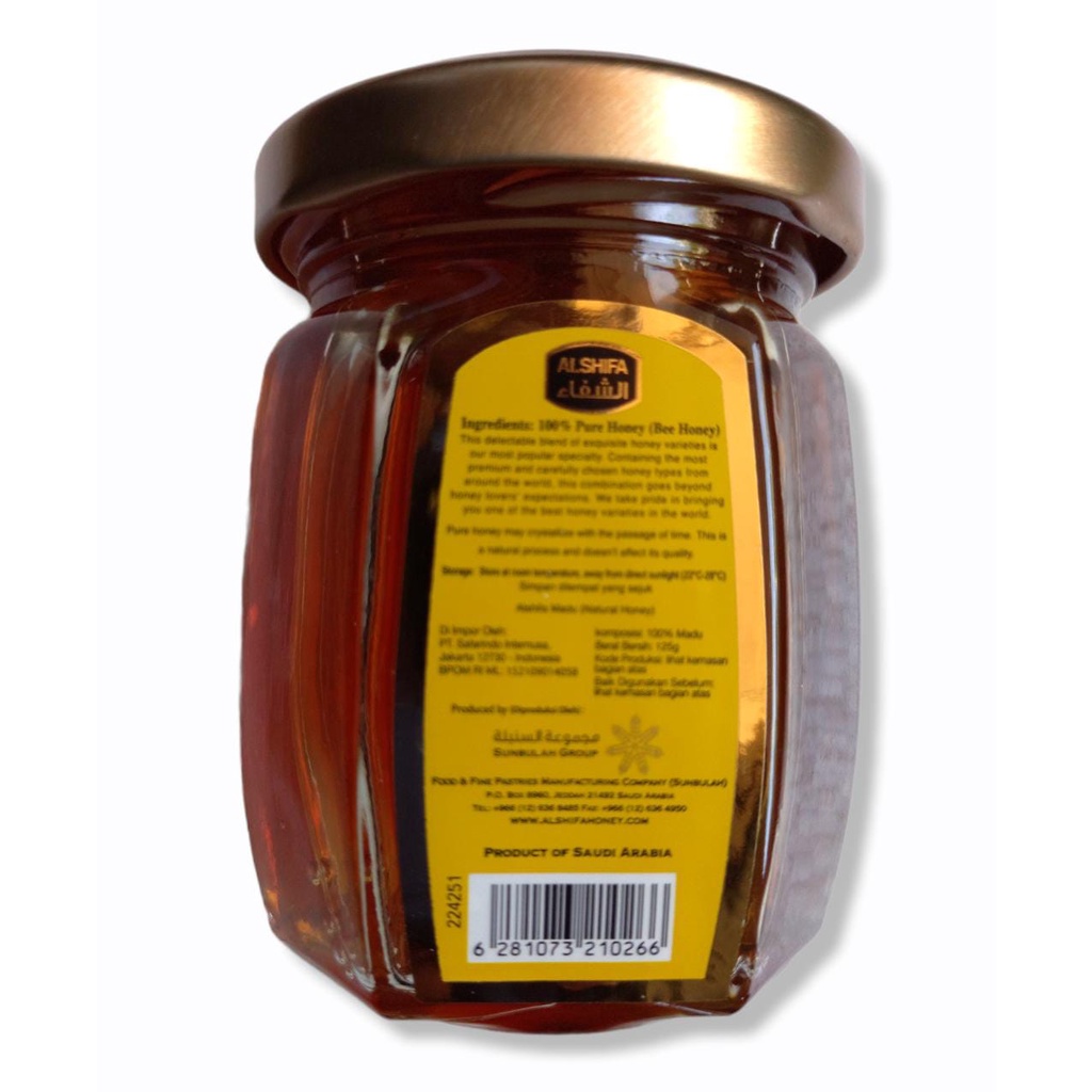 Madu Al Shifa 125gr Original Madu Murni Alshifa