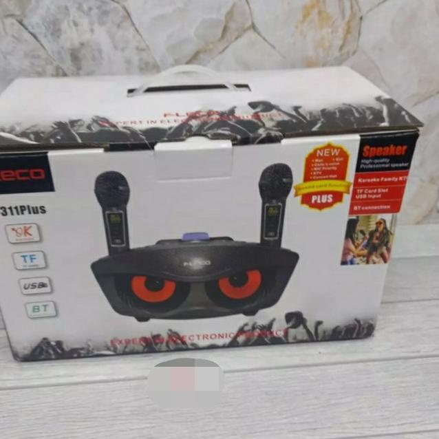 ✡ Speaker Bluetooth Multimedia Fleco FL 311 Plus + Bonus 2 mic WIRELESS ㅶ