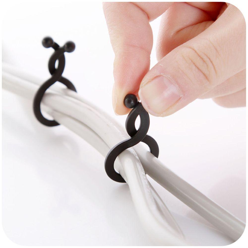 POPULAR Populer 20/30pcs Cable Organizer Fastener Holder Earphone Cord Bungkus Benang Twist Tie