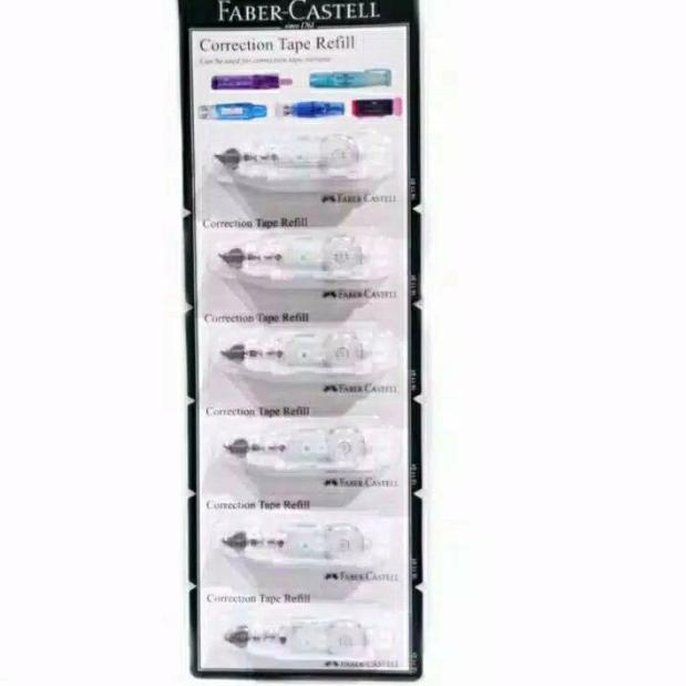 

♕ Refill Correction Tape QJR Faber Castell isi 6 Pcs ◄