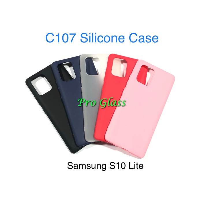 C107 Samsung S10 LITE Colourful Ultrathin Silicone Case / Matte Case