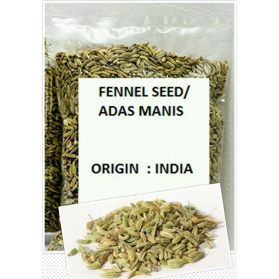 

Kualitas Terbaik - Adas Manis / Fennel Seed - 100 gram