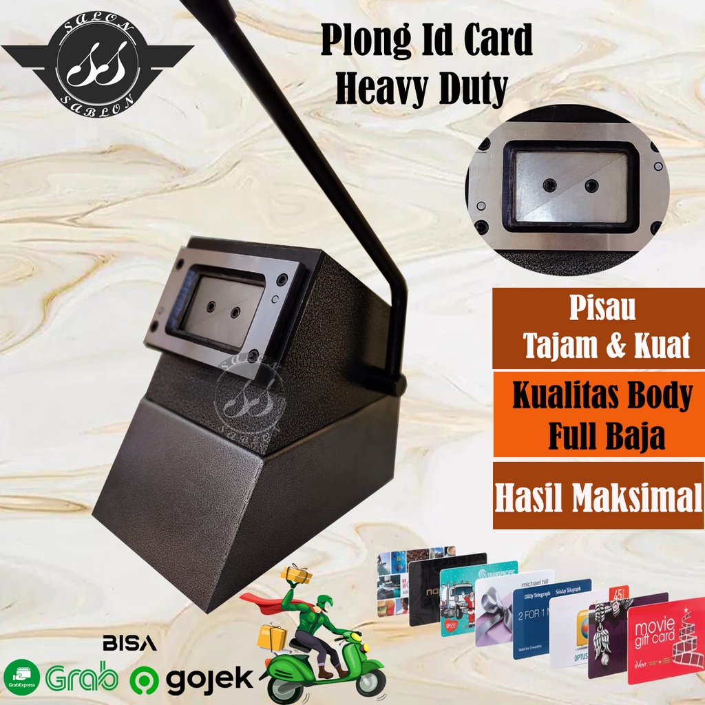 Plong Pvc Id Card Heavy Duty / Pon Id Card (Bahan Baja)