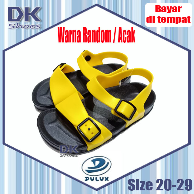 Dulux Let 20-25 / Sandal Sepatu Anak Balita Tali Belakang Laki