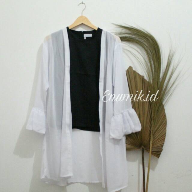 Outer chifon putih