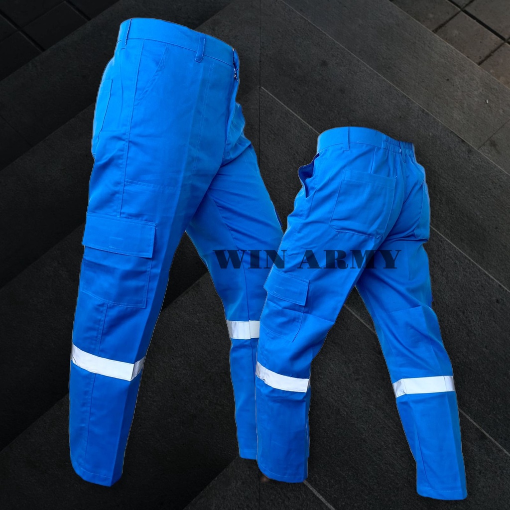 (Jumbo Size) Celana kerja safety k3 Scotlet proyek bengkel operator kerja tambang