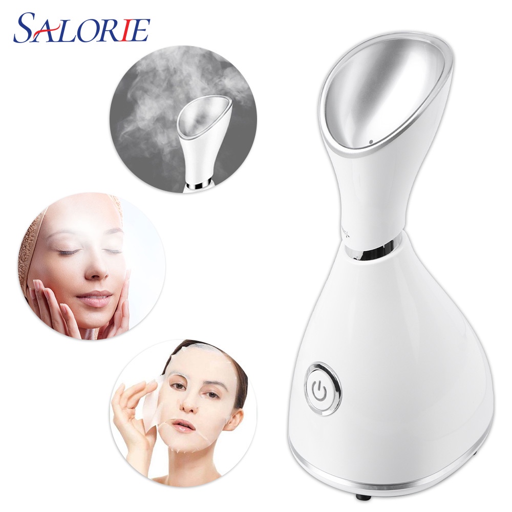 SaLorie Face Steamer Machine Deep Hydration Clean Facial Mist Steam Sprayer Anti Wrinkle Whitening Skin Vaporizer Skin Care Tools P00158