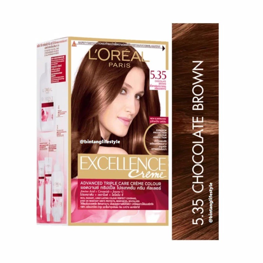 Loreal Excellence Creme No.5.35 Chocolate Brown