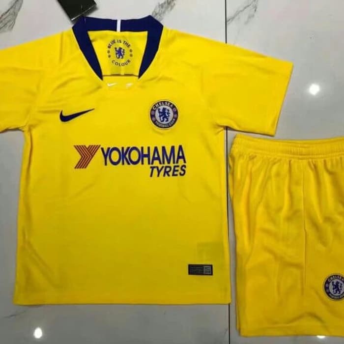 JERSEY BOLA CHELSEA AWAY KIDS 2018/2019 GRADE ORI