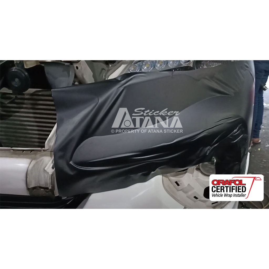 Skotlet Hitam Doff Oracal 651 Scotlet Black Matte Stiker Matt Dop Meteran Sticker Decal Roll Scotlite Body Mobil Motor Matic Sepeda Scotlight Kasar Cat Dekorasi Kaca Kap Background Aquarium Furniture Avanza Veloz Brio Innova Fortuner Pajero Ayla Elf L300