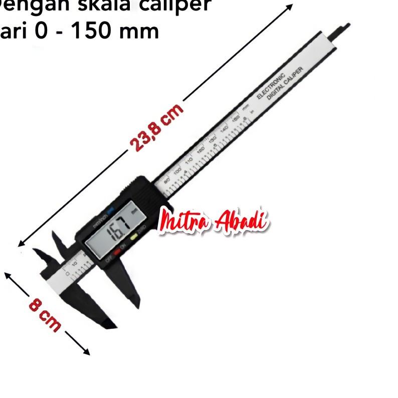 

Jangka Sorong / Carbon Fiber Composites Digital Sigmat Caliper .