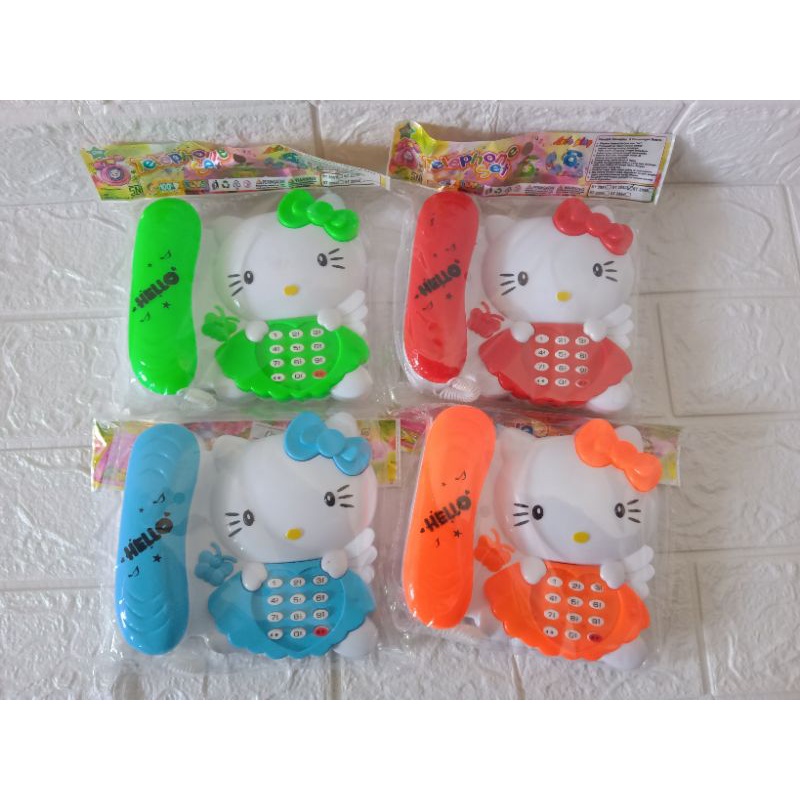 Mainan Anak telepon hello kitty