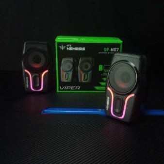 speaker RGB nyk Sp-n07 / speaker nyk/ speaker lampu gaming/ speaker lampu pc